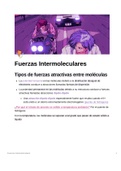 FUERZAS INTERMOLECULARES