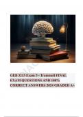 GEB 3213 Exam 5 - Trammell FINAL EXAM QUESTIONS AND 100% CORRECT ANSWERS 2024 GRADED A+