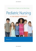 Pediatric Nursing  A Case-Based Approach 1st Edition Tagher Knapp Test Bank