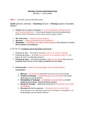 Samenvatting  Inleiding Communicatiewetenschap, ICW (Deeltoets 1)