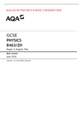 AQA GCSE PHYSICS PAPER 2 HIGHER TIER