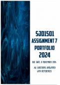 SJD1501 Assignment 7 (Portfolio) 2024 | Due 11 November 2024