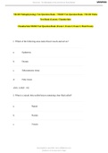 NR 283 Pathophysiology Test Question Bank / NR283 Test Question Bank / NR 283 Patho Test Bank (Latest): Chamberlain Chamberlain NR283 Test Question Bank (Exam 1, Exam 2, Exam 3, Final Exam) (VERIFIED)