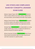 UHC ETHICS AND COMPLIANCE EXAM KEY CONCEPTS | 2024/2025 EXAM GUIDE