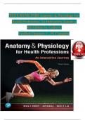 TEST BANK For Anatomy & Physiology for Health Professions, An Interactive Journey, 4th Edition by Colbert, Verified Chapters 1 - 19, Complete Newest Version