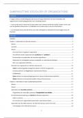 Samenvatting: sociology of organizations