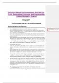 Complete Solutions Manual for Government and Not-for-Profit Accounting: Concepts and Practices, 9th Edition 9e by Michael H. Granof, Saleha B. Khumawala, Thad D. Calabrese. ISBN-13: 3898 1 