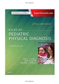 Atlas of Pediatric Physical Diagnosis 7th Edition Zitellii Test Bank