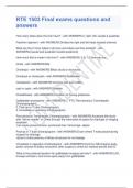 RTE 1503 Final exams questions and answers   How many lobes does the liver have? - with ANSWERS:4: right, left, caudal & quadrate  Falciform ligament - with ANSWERS:Divides the right and left lobes located anterioly  What are the 2 minor lobes in the live