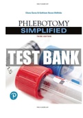 Phlebotomy Simplified 3rd Edition Garza Test Bank