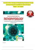 Test Bank for Davis Advantage for Pathophysiology Introductory Concepts and Clinical Perspectives 2nd Edition Theresa Capriotti, All Chapter 1-46, A+ guide.