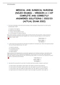 A FUNDAMENTALS OF NURSING (NCLEX EXAMS) - VERSION A & B LATEST BUNDLE 2022
