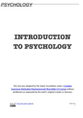 Introduction to Psychology (3)