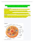 2022 ATI TEAS 7 Science (Human Anatomy and Physiology) 100% Verified QUESTIONS & ANSWERS