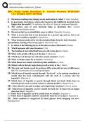 IBEC Study Guide Questions &  Correct Answers 2024/2025 ( A+ Graded 100% Verified)