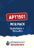 APY1501 - EXAM PACK (2022)