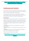 BIOD 103 MEDTERM MODULE 5 STUDY GUIDE/PORTAGE LEARNING