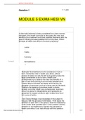 MODULE 5 EXAM-HESI VN WITH RATONALE GRADED A