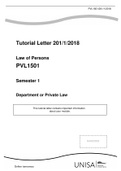 PVL1501 EXAM PACK SEMESTER 2 2022  SEMESTER 2 2022 