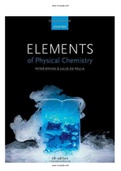 Elements of Physical Chemistry 7th Edition Atkins Test Bank