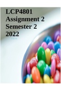 LCP4801 Assignment 2 Semester 2 2022