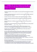 MSP 1 - CH 28.29.30.31.32.33.34 -quiz 1/17/20 (2024) Questions & Answers Already Passed   Describe 5 methods in which a pediatric nurse uses growth and development principles - Answers:  describe 3 techniques which can be used by the nurse to make the hos