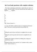 lab 3 test bank questions with complete solutions