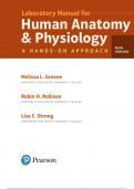 Laboratory Manual for Human Anatomy & Physiology: A Hands-On Approach (Main Version) by Melissa L. Greene, Robin H. Robison, and Lisa C. Strong