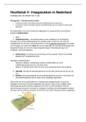 Aardrijkskunde H4 5vwo: Vraagstukken in Nederland, samenvatting De Wereld Van