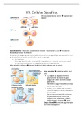 Beknopte samenvatting hoofdstuk 9 cellular signaling