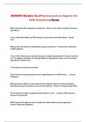 NUR909 Module 9a (Pharmaceutical Agents for CNS Disorders) Exam