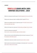 FDNY A-35 EXAM-WITH 100%  VERIFIED SOLUTIONS - 2024