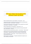 SDI Open Water Set Questions And Answers Latest Top Score.