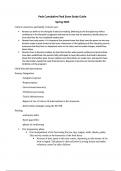 Peds Cumulative Final Exam Study Guide Spring 2024