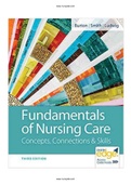Fundamentals of Nursing Care 3rd Edition Burton Test Bank