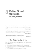 Online PR and reputation management notes