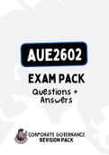 AUE2602 - EXAM PACK (2022)