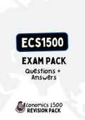 ECS1500 - Exam PACK (2022)