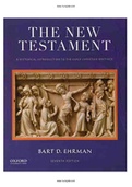 New Testament Historical Introduction to the Early Christian Writings 7th Edition Ehrman Test Bank