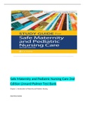 Safe Maternity and Pediatric Nursing Care 2nd Edition Linnard-Palmer Test Bank