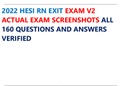 RN HESI EXIT EXAM VERSION 1-VERSION 7 (V1-V7) 2024 (ACTUAL SCREENSHOTS) GRADED A 