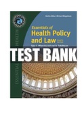 Essentials of Health Policy and Law 4th Edition Teitelbaum Test Bank