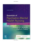Essentials of Psychiatric Mental Health Nursing 4th Edition Varcarolis Test Bank