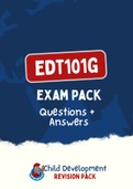 EDT101G - EXAM PACK (2022)