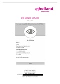 Onderzoek de ideale school Pabo Inholland periode 2.1 en 2.2