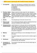  RNFA course 1 period quiz with Verified Answers Graded A+