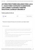 ATI PEDS PROCTORED 2024/2025 FORM A,B & C / EACH FORM CONTAINS 74 QUESTIONS AND CORRECT ANSWERS |VERIFIED SOLUTIONS /ALREADY GRADED A+