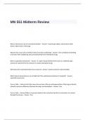 MN 551 Midterm Exam  Review Questions and Answers