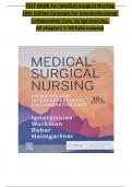 TEST BANK For Medical-Surgical Nursing   10th Edition Concepts for Interprofessional  Collaborative Care, by Ignatavicius,   All chapters 1–69 fully covered