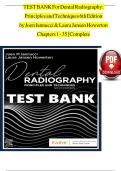 TEST BANK For Dental Radiography:  Principles and Techniques 6th Edition  by Joen Iannucci & Laura Jansen Howerton 